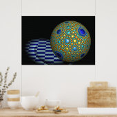 Apollonische Kugel Poster (Küche)