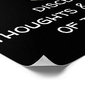 Apologetik Schwert der Lord-Schrift Poster (Ecke)