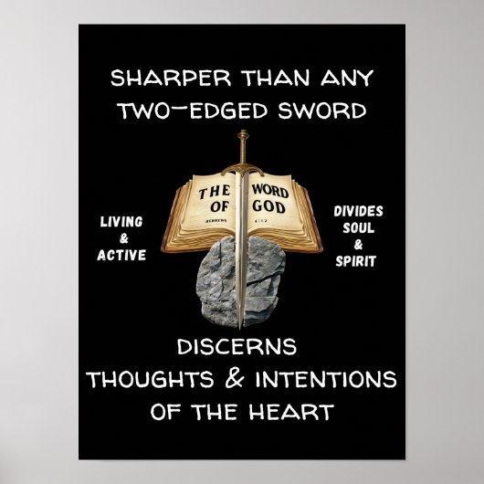 Apologetik Schwert der Lord-Schrift Poster (Vorne)