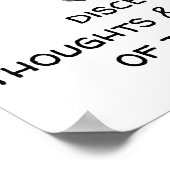 Apologetik Schwert der Lord-Schrift Poster (Ecke)