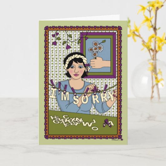 Apologie_A_Gruß Karte (Gelbe Blume)