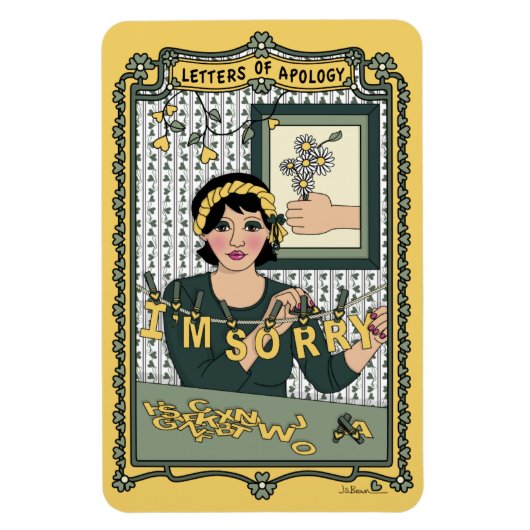 Apologie_C_4x6 Kühlschrank Magnet (Vertikal)