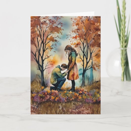 Apologie-Karte für Herbst-Verweigerung Feiertagskarte (Vorderseite)