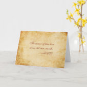 Apologiekarte - Liebe Karte (Gelbe Blume)