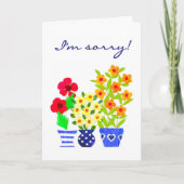 Apology Card - Blume Power Karte (Vorderseite)