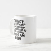  Apology  Kaffeetasse (Vorderseite Links)