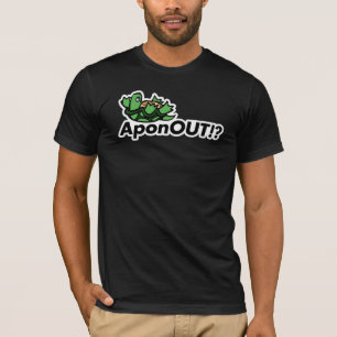 AponOUT!? Schildkröte-Logo T-Shirt
