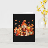 Apoo Erntedank Leopard Pumpkins Herbstlaubs Lov Karte (Gelbe Blume)