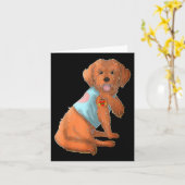 Apoo I Liebe Mama Tattoo Hundeshirt Kindermütter T Karte (Gelbe Blume)