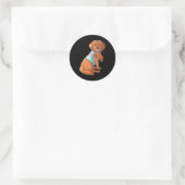 Apoo I Liebe Mama Tattoo Hundeshirt Kindermütter T Runder Aufkleber (Tasche)