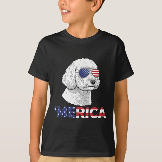 Apoo Merica 4. Juli Unabhängigkeitstag T-Shirt (Vorderseite)