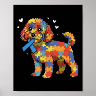 Apoo Puzzle Autismus Bewusstsein Autistische Fraue Poster