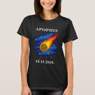 Apophis 2029 Asteroid Object 9942 Astronomie Space T-Shirt
