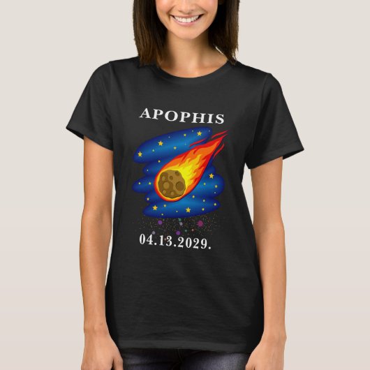 Apophis 2029 Asteroid Object 9942 Astronomie Space T-Shirt (Vorderseite)