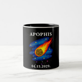 Apophis 2029 Asteroid Object 9942 Astronomie Space Zweifarbige Tasse