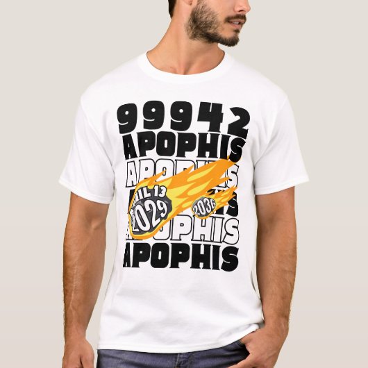 APOPHIS Asteroid 9942 in den Jahren 2029 und 2036 T-Shirt (Vorderseite)