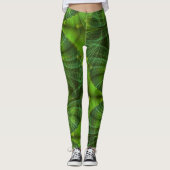 Apophyse Fraktal grün I Leggings (Vorderseite)