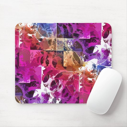 Apophysis Fractal Art - spider web Mousepad (Mit Mouse)