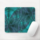 Apophysis Fraktal Art I - blau Mousepad (Mit Mouse)