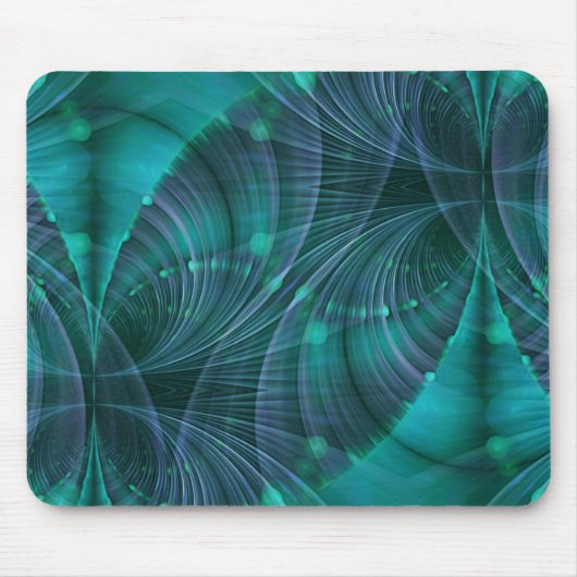 Apophysis Fraktal Art I - blau Mousepad (Vorne)