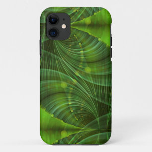 Apophysis Fraktal Art I - grün Case-Mate iPhone Hülle