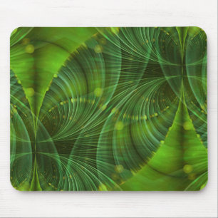 Apophysis Fraktal Art I - grün Mousepad