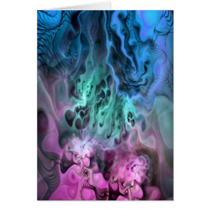 Apophysis Fraktal Art II - Rosa Blau