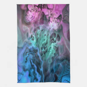 Apophysis Fraktal Art II - Rosa Blau Handtuch