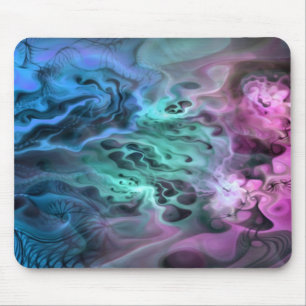 Apophysis Fraktal Art II - Rosa Blau Mousepad