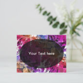 Apophysis Fraktal Art - Spinnennetz-Vorlage Postkarte (Stehend Vorderseite)