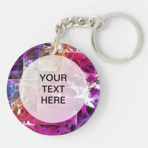 Apophysis Fraktal Art - Spinnennetzkreis Schlüsselanhänger