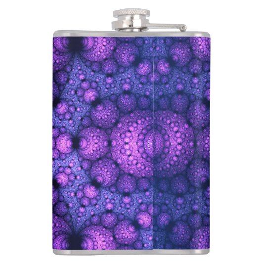 Apophysis-Fraktal - Atomfusion Flachmann (Rückseite)