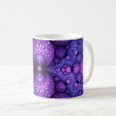 Apophysis-Fraktal - Atomfusion Kaffeetasse (VorderseiteRechts)
