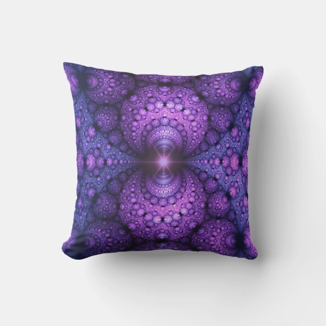 Apophysis-Fraktal - Atomfusion Kissen (Vorderseite)
