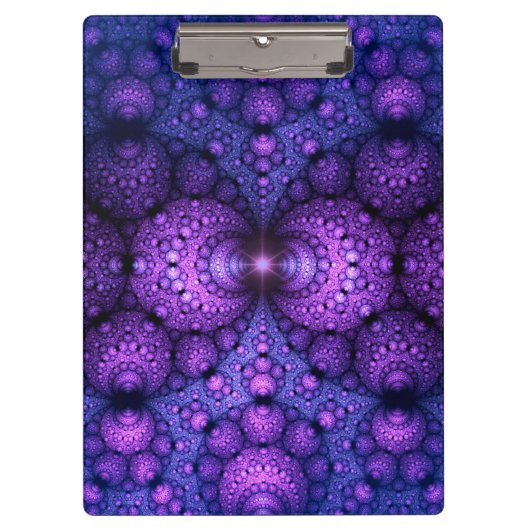 Apophysis-Fraktal - Atomfusion Klemmbrett (Vorderseite)