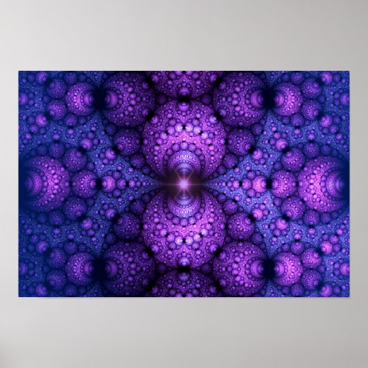 Apophysis-Fraktal - Atomfusion Poster (Vorne)