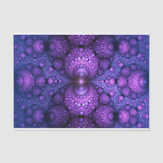 Apophysis-Fraktal - Atomfusion Seidenpapier (Vorderseite)