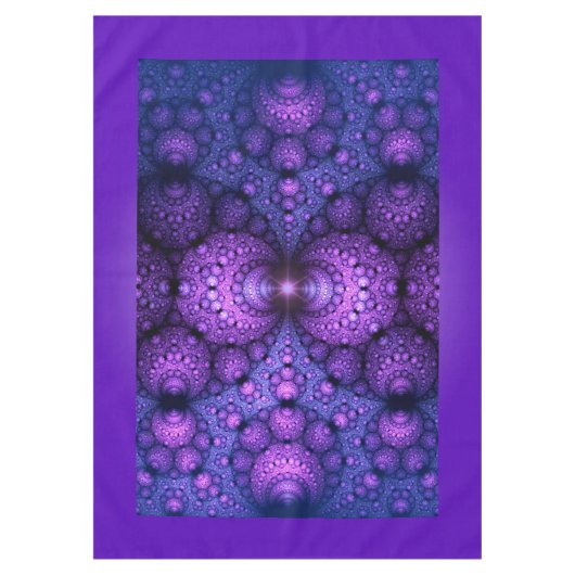 Apophysis-Fraktal - Atomfusion Tischdecke (Vorderseite)