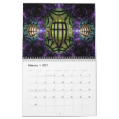 Apophysis-Fraktalkalender 2010 Kalender (Feb 2027)