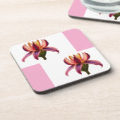 Aporta-copos de plástico  Flor Getränkeuntersetzer (Linke Seite)