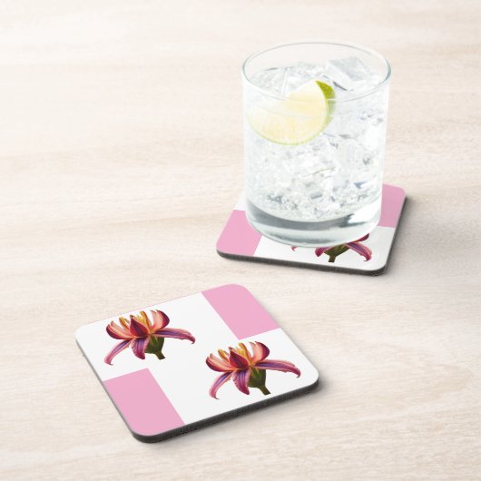 Aporta-copos de plástico  Flor Getränkeuntersetzer (Rechte Seite)