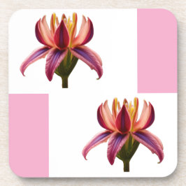 Aporta-copos de plástico  Flor Getränkeuntersetzer