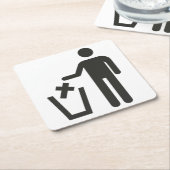 Apostasy Rechteckiger Pappuntersetzer (angewinkelt)