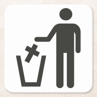 Apostasy Rechteckiger Pappuntersetzer