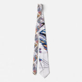 Apostate farbenfrohe Freidoodle Zeichnend Krawatte (Rückseite)