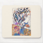 Apostate farbenfrohe Freidoodle Zeichnend Mousepad (Vorne)