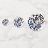 Apostatolorful Sketch Doodle Zeichnend Konfetti (Vorderseiten)