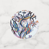 Apostatolorful Sketch Doodle Zeichnend Konfetti (Klein Vorderseite)