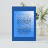 Apostel Creed Karte (Stehend Vorderseite)