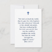 Apostel Creed Karte (Rückseite)